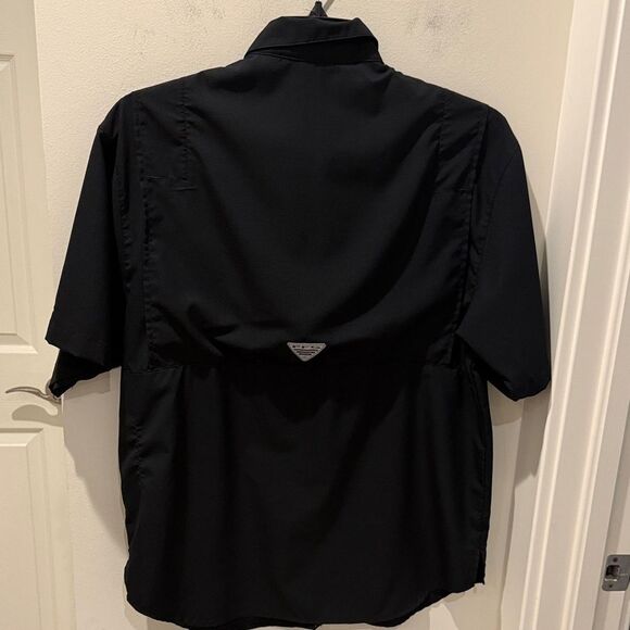 Columbia Omni-Shade Men's Black Casual Button Down Shirt Furman size medium - Picture 3 of 7